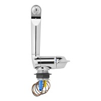 Kalt-Wasserhahn Keramik Style 12V Ø33 mm chrom Wohnmobil Wohnwagen