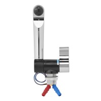 Mischbatterie Mono-Mix Style 2005 12V Ø27 mm chrom/schwarz im Blister