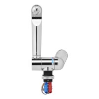 Mischbatterie Style 3000 12V Ø27 mm gebogener Auslauf