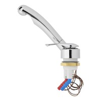 Mischbatterie Keramik Samba Ø39 mm chrom im Blister Wohnmobil Wohnwagen