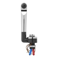 Mischbatterie Keramik Deluxe Ø27 mm chrom/schwarz im Blister Wohnmobil