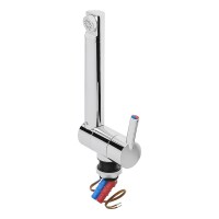 Mischbatterie Trend A 12V Ø27 mm gerader Auslauf chrom im Blister