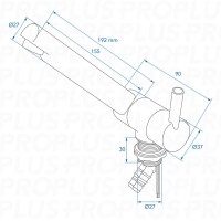 Mischbatterie Trend A 12V Ø27 mm gerader Auslauf chrom im Blister