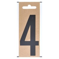Folienzeichen " 4 " 10cm