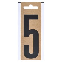 Folienzeichen " 5 " 10cm