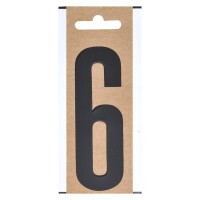 Folienzeichen " 6 " 10cm