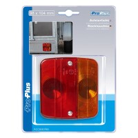 Pro Plus R&uuml;ckleuchte 4 Funktionen 98x104mm inkl....