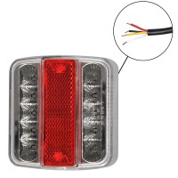 Pro Plus R&uuml;ckleuchte 4 Funktionen 98x105mm 14LED