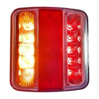 Pro Plus Rückleuchte 4 Funktionen 98x105mm 14LED mit 5-poliger EC im Blister