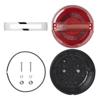 Pro Plus Rückleuchte 3 Funktionen 140mm LED mit dynamischem Blinklicht