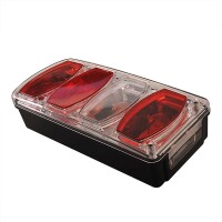 Pro Plus Rückleuchte 6 Funktionen 222x100mm links