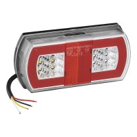 Pro Plus Rückleuchte 5 Funktionen  225 x 105 mm 43LED links