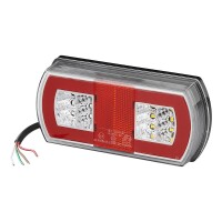 Pro Plus R&uuml;ckleuchte 5 Funktionen  225 x 105 mm...