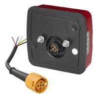 Pro Plus Rückleuchte 4 Funktionen 106 x 99 mm LED links
