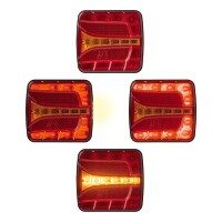 Pro Plus Rückleuchte 4 Funktionen 106 x 99 mm LED links