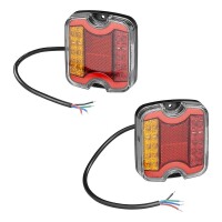 Pro Plus Rückleuchte 4 Funktionen 105 x 95 mm LED + GLOW links