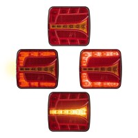 Pro Plus Rückleuchte 4 Funktionen 106 x 99 mm LED rechts