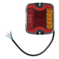 Pro Plus Rückleuchte 4 Funktionen 105 x 95 mm LED + GLOW rechts