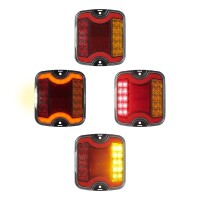 Pro Plus Rückleuchte 4 Funktionen 105 x 95 mm LED + GLOW rechts