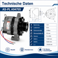 Lichtmaschine für MerCruiser, OMC, Volvo Penta Marine, Crusader 817119A1