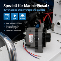 Lichtmaschine für MerCruiser, OMC, Volvo Penta Marine, Crusader 817119A1