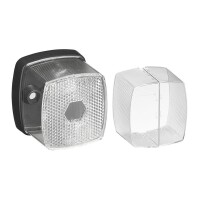 Pro Plus Positionsleuchte weiß 66x62mm mit Rückstrahler