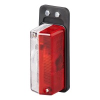 Pro Plus Umrissleuchte rot/wei&szlig; 92x42mm mit Pendel
