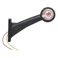 Pro Plus Umrissleuchte rot/weiß 160mm schräg