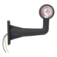 Pro Plus Umrissleuchte rot/weiß 185mm rechtwinklig