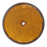 Pro Plus Reflektor orange 80mm Schraubbefestigung