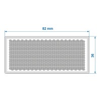 Pro Plus Reflektor rot 82x36mm selbstklebend