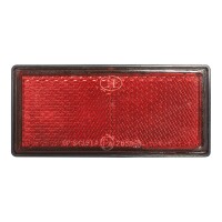 Pro Plus Reflektor rot 85x39mm selbstklebend mit Grundplatte