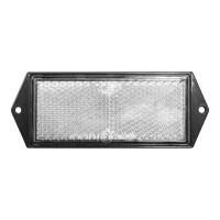 Pro Plus Reflektor weiß 104x40mm Schraubbefestigung