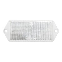 Pro Plus Reflektor weiß 127x51mm Schraubbefestigung