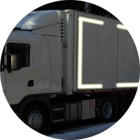 Pro Plus Reflektierendes Klebeband 3M weiß 50mm/2M