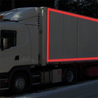 Pro Plus Reflektierendes Klebeband 3M rot 50mm/2M