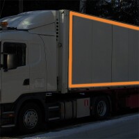 Pro Plus Reflektierendes Klebeband 3M orange 50mm/2M