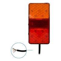 Pro Plus Rückleuchte 12/24V 4 Funktionen 80x150mm LED