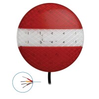 Pro Plus Rückleuchte 12/24V 3 Funktionen 140mm STI LED