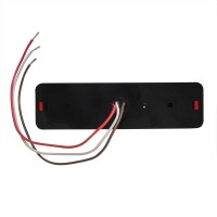 Pro Plus Rückleuchte 12/24V 2 Funktionen 135x38mm LED mit Halter schwarz