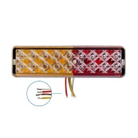 Pro Plus R&uuml;ckleuchte 12/24V 3 Funktionen...