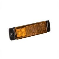 Pro Plus Seitenmarkierungsleuchte 12/24V orange 126x30mm LED