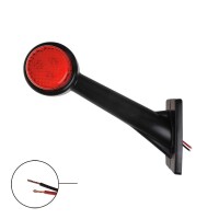 Pro Plus Umrissleuchte 12/24V rot/weiß 166x193mm LED links