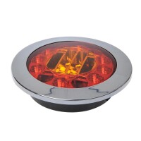 Pro Plus R&uuml;ckleuchte 3 Funktionen 122mm 24LED chrom