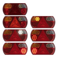 Pro Plus Rückleuchte 6 Funktionen 296x142mm 32LED links