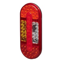 Pro Plus Rückleuchte 6 Funktionen 323x134mm 54LED links