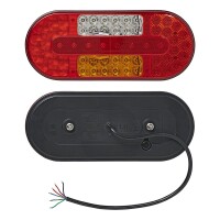 Pro Plus Rückleuchte 6 Funktionen 323x134mm 54LED links
