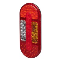 Pro Plus Rückleuchte 6 Funktionen 323x134mm 54LED rechts