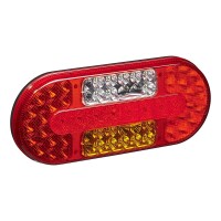 Pro Plus Rückleuchte 6 Funktionen 323x134mm 54LED rechts