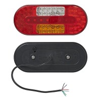 Pro Plus Rückleuchte 6 Funktionen 323x134mm 54LED rechts